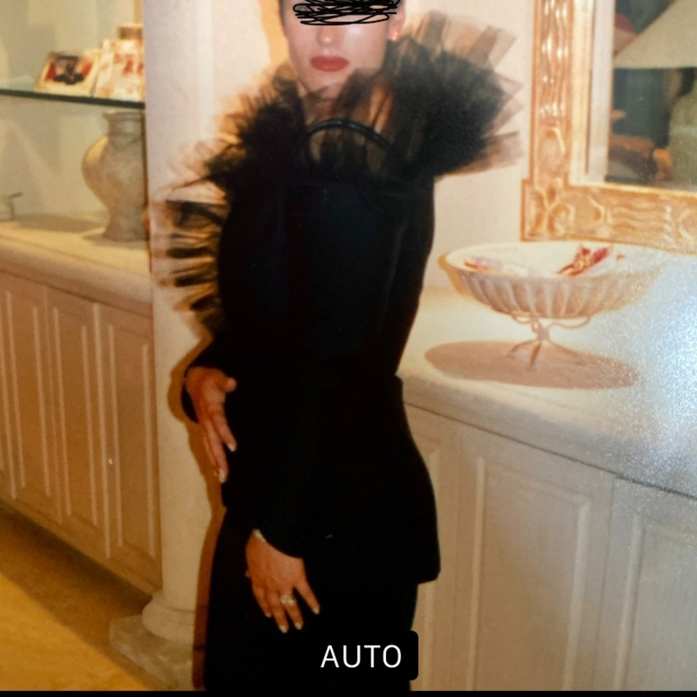 Thierry Mugler 44 Blk Pantsuit